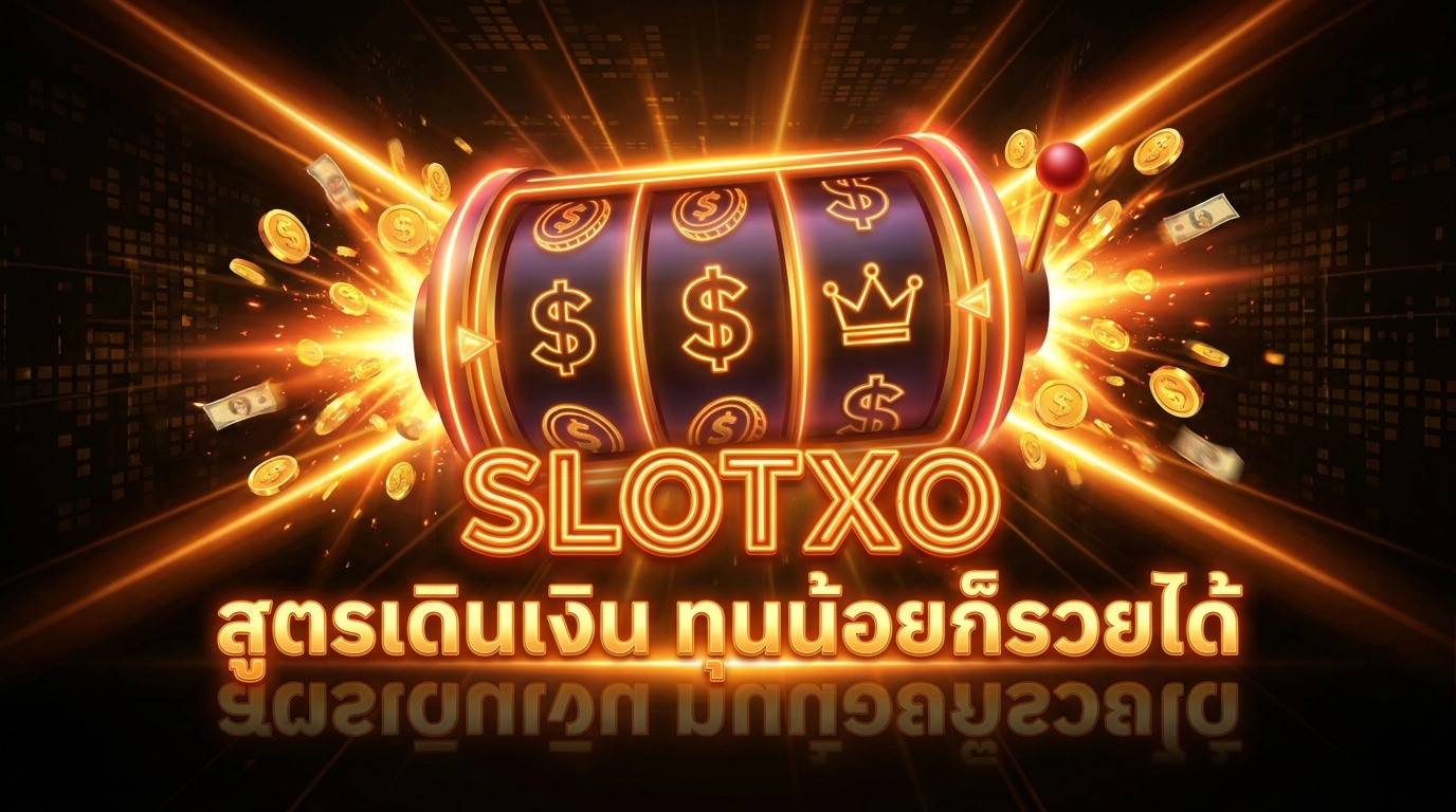 สูตรเดินเงิน SLOTXO ทุนน้อยก็รวยได้ - XOSLOTZ